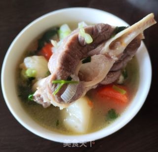 胡萝卜马蹄淮山羊肉汤的做法步骤：9