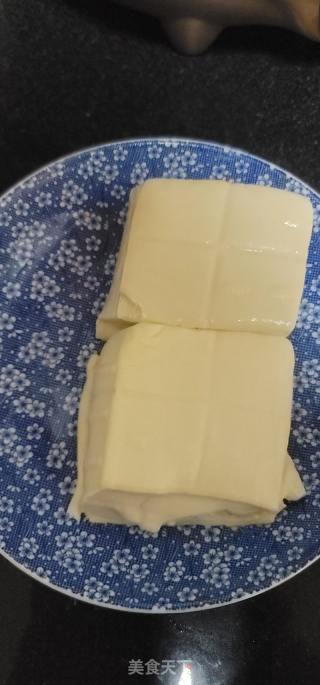 白灼嫩豆腐的做法步骤：1