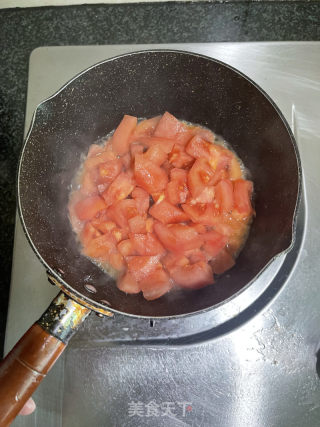 番茄粉丝虾滑的做法步骤：4