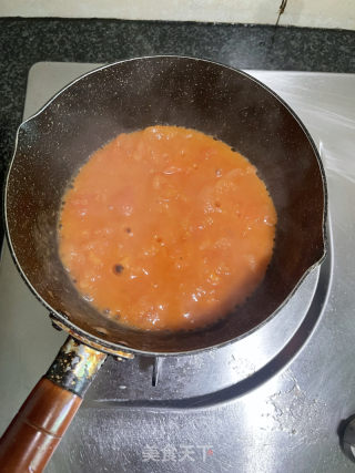 番茄粉丝虾滑的做法步骤：5