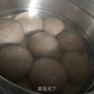 三色面馒头的做法步骤：8