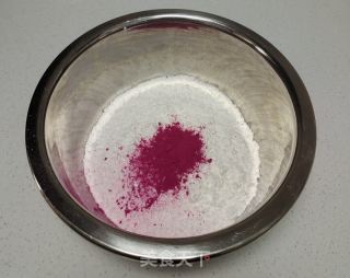 红火龙果麻薯的做法步骤：1