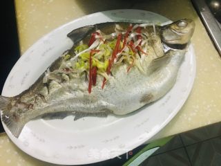 清蒸淡水鲳鱼的做法步骤：4