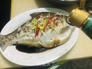 清蒸淡水鲳鱼的做法步骤：5
