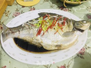 清蒸淡水鲳鱼的做法步骤：7