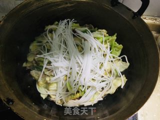 莲花菜过油肉的做法步骤：9