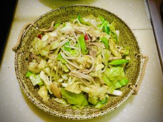 莲花菜过油肉的做法步骤：11