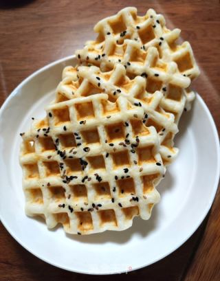 酒酿华夫饼的做法步骤：9