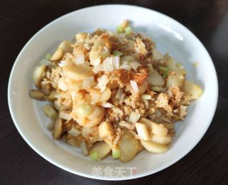 马蹄杏鲍菇炒饭的做法步骤：10