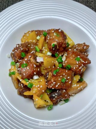 菠萝排骨的做法步骤：15