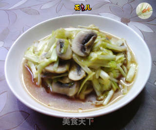 蘑菇炒韭黄的做法