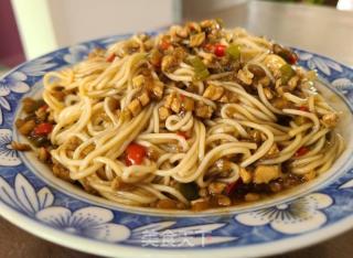 茄子肉沫捞面的做法步骤：8