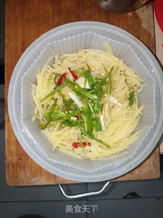 凉拌土豆丝的做法步骤：7