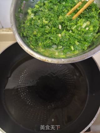 小茴香菜煎蛋的做法步骤：5