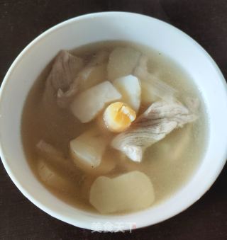 瑶柱马蹄肉片汤的做法