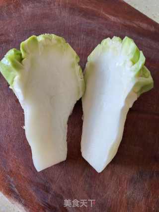 香菇炒儿菜的做法步骤：1