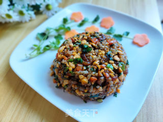 海米芥菜炒饭的做法步骤：12