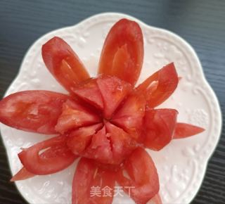 莲花西红柿的做法步骤：5
