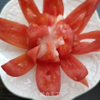 莲花西红柿的做法步骤：8