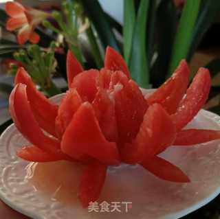 莲花西红柿的做法步骤：10