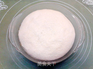 盐菜腊肉白玉米面包子的做法步骤：15