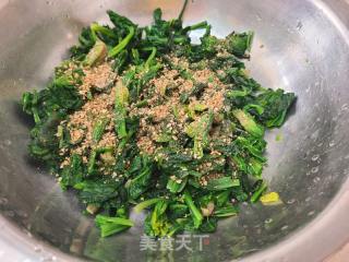 芝麻盐拌菠菜的做法步骤：5
