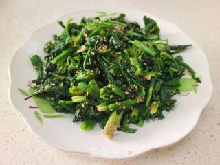 芝麻盐拌菠菜的做法步骤：7