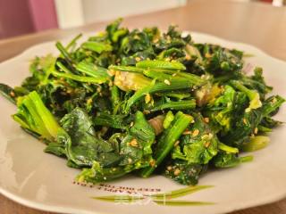 芝麻盐拌菠菜的做法步骤：8