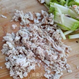 肉沫水炒茭瓜的做法步骤：7
