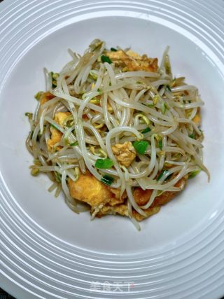 豆芽炒鸡蛋的做法步骤：13