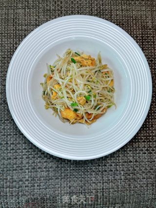 豆芽炒鸡蛋的做法步骤：14