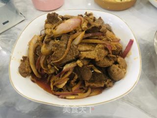 孜然羊肉的做法步骤：10