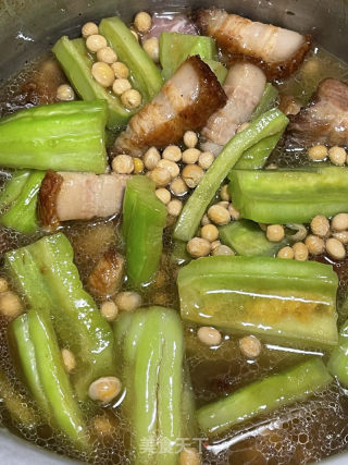 苦瓜煲腩肉的做法步骤：15