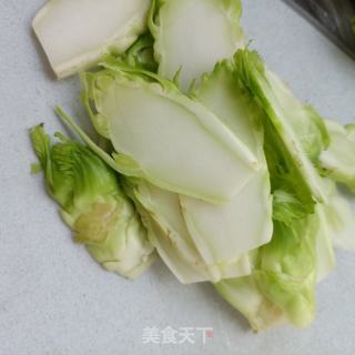 蒜香蘸水儿菜的做法步骤：2