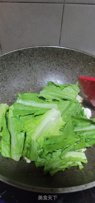 香麦菜鸡蛋炒濑粉的做法步骤：7