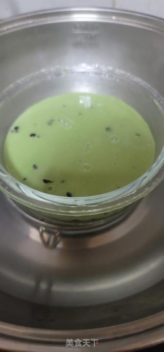 艾草红豆糕的做法步骤：9