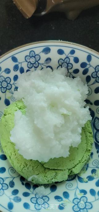 蜜红豆艾草糯米糍的做法步骤：6