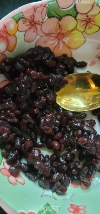 蜜红豆艾草糯米糍的做法步骤：8