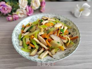 香菇豆干炒菜心的做法