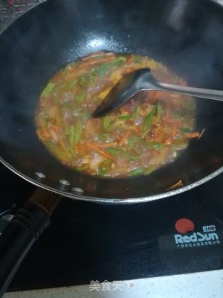胡萝卜丝炒豆角的做法步骤：6