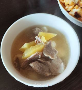 马蹄苹果肉片汤的做法步骤：7