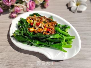 白灼菜心的做法