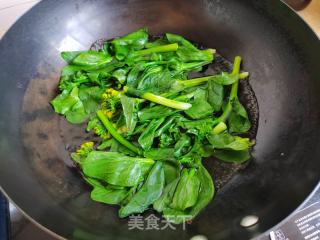 白灼菜心的做法步骤：2