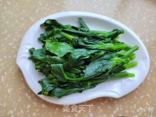 白灼菜心的做法步骤：3