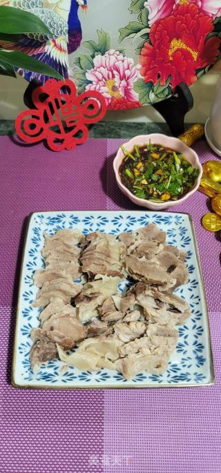 白切护心肉的做法
