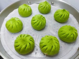 蔬菜汁包子的做法步骤：4