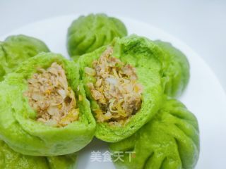 蔬菜汁包子的做法步骤：5