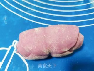 紫薯玫瑰花馒头的做法步骤：5