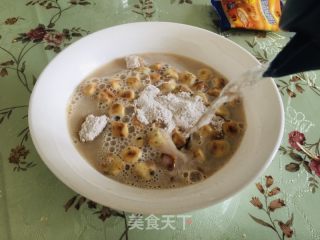 蒙古奶茶泡馍豆的做法步骤：4