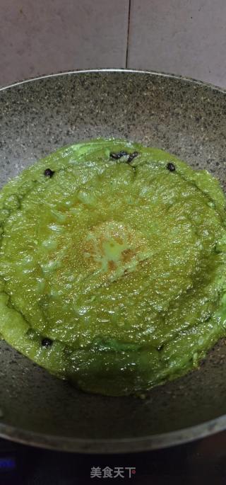 艾草红豆糯米饼的做法步骤：10